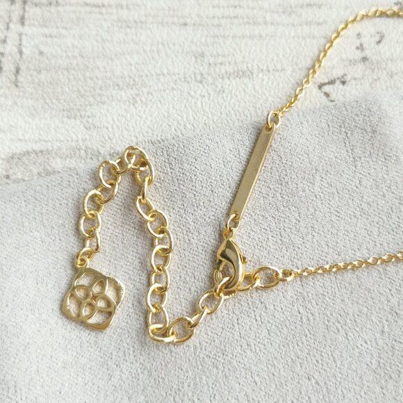 Kendra Scott Gold Gold Filigree Necklace - Elisa - Picture 4 of 4